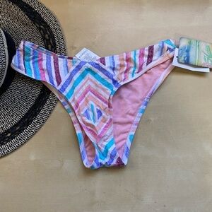 Hobie Striped Bikini Bottom NEW